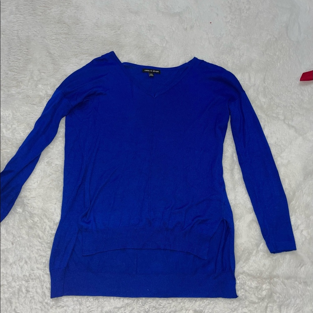 Blue long sleeve shirt